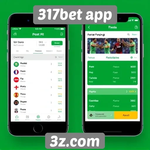 Avaliação da interface do 317bet app