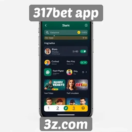 Interface do usuário do 317bet app é intuitiva